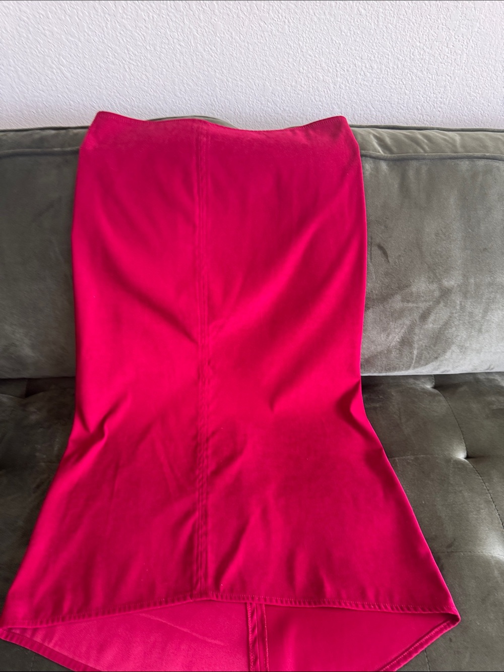 Only Hot Pink High-Low Skirt